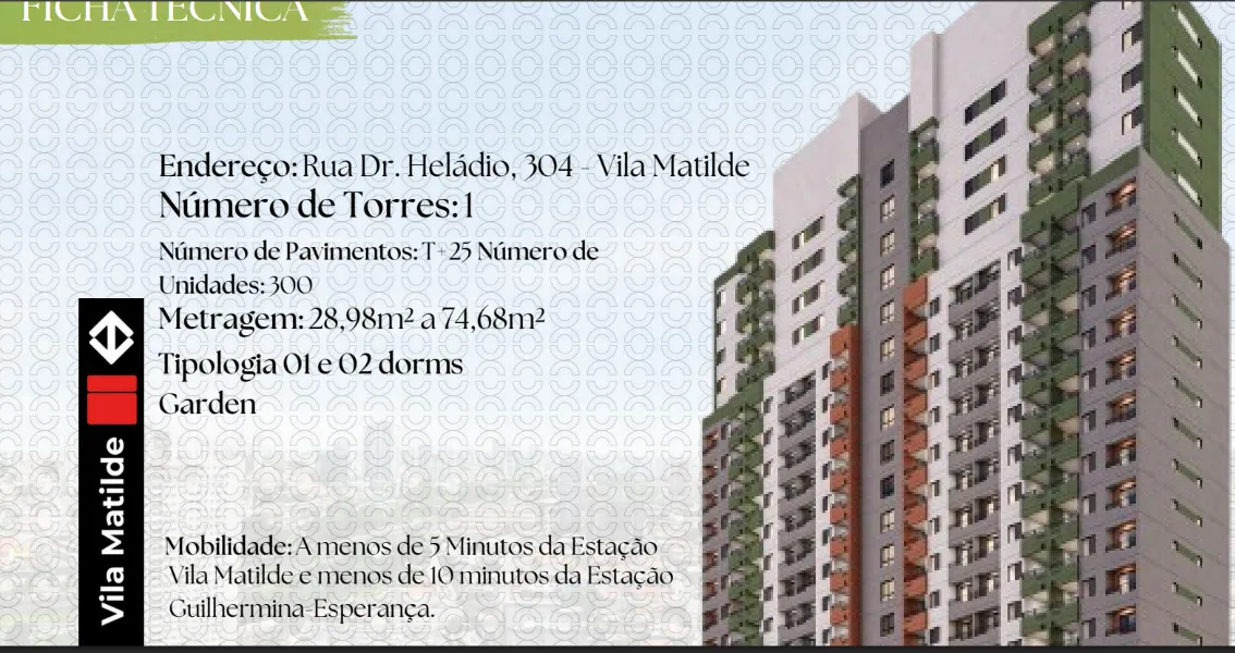 Fachada MOOD VILA MATILDE