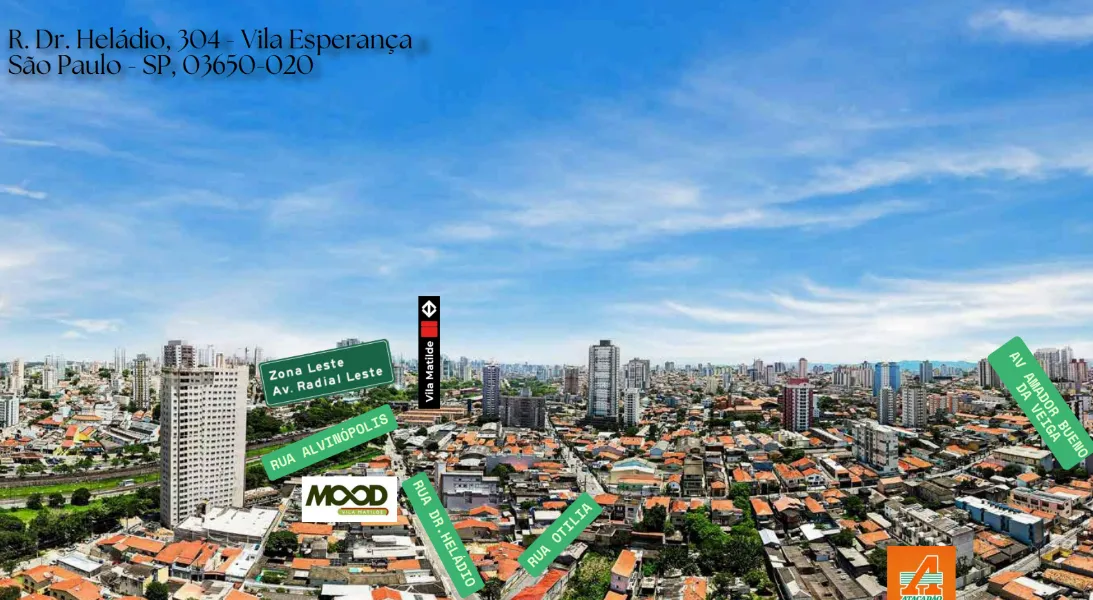 Localização MOOD VILA MATILDE